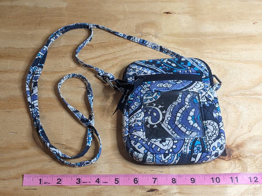 Vera Bradley Small Travel Crossbody Bag Petite Deep Night Paisley Small Mini